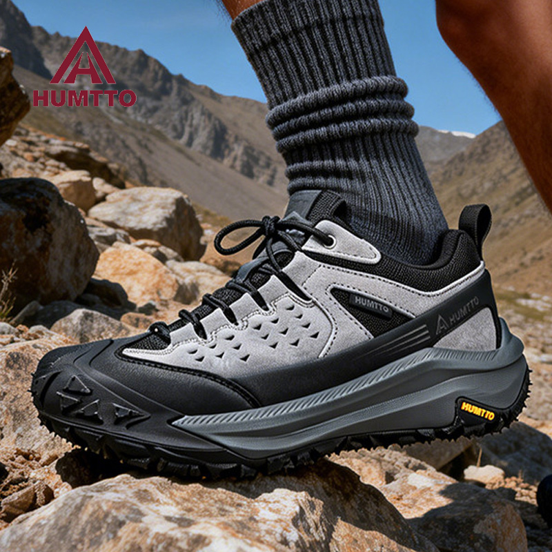 Outdoor Hunting Boots For Men - Трекинговые ботинки HUMTTO из коровьей кожи
