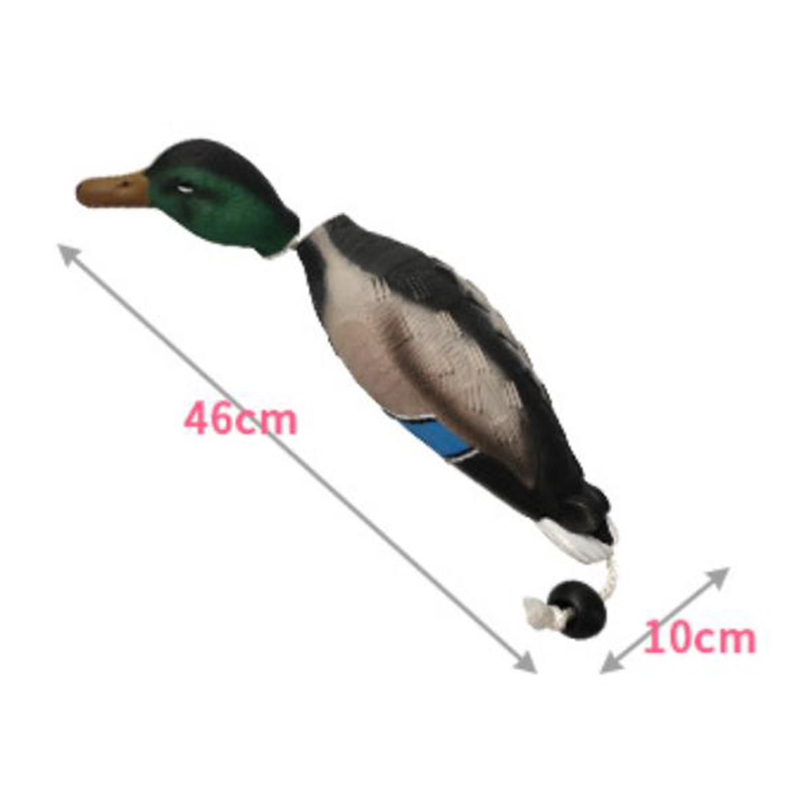 Decoy Duck Plastic - Имитация утки-крячки: пластиковая плавающая птица-приманка для