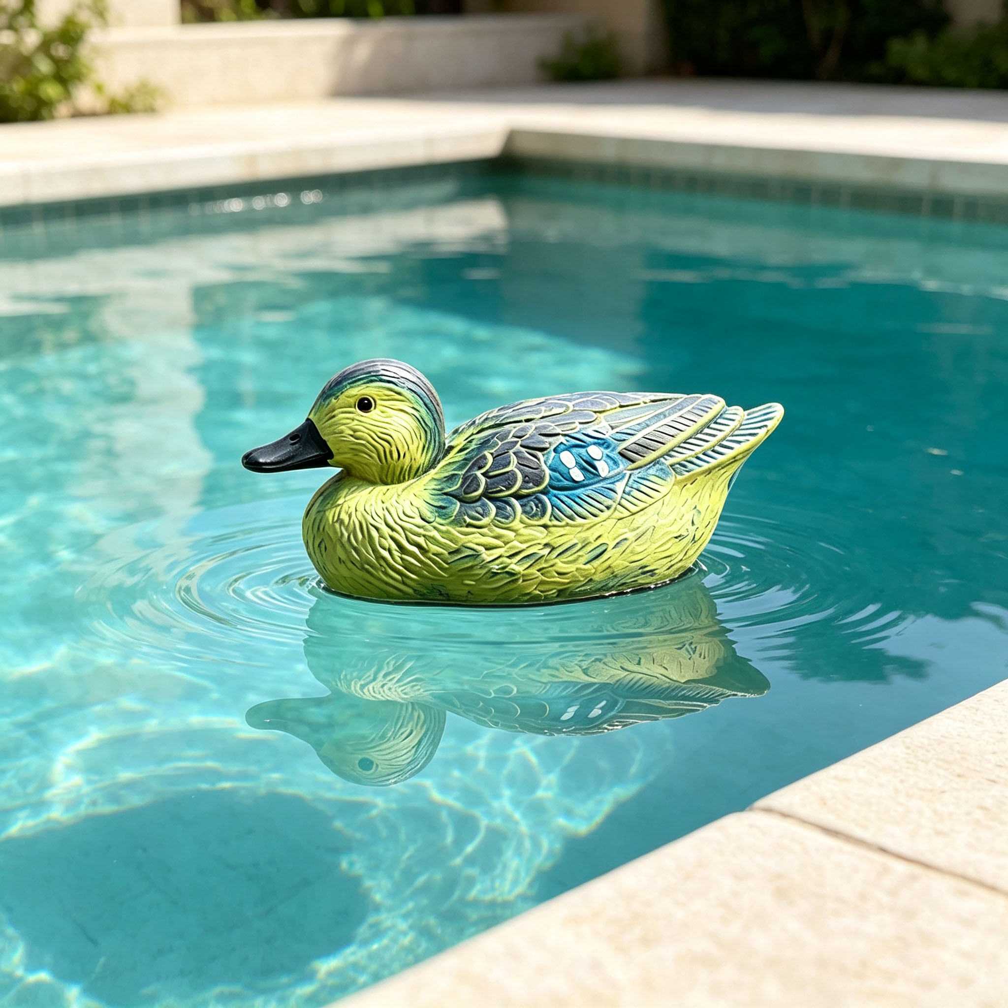 Decoy Duck Plastic - Реалистичная плавающая утка-приманка из ПЭ для